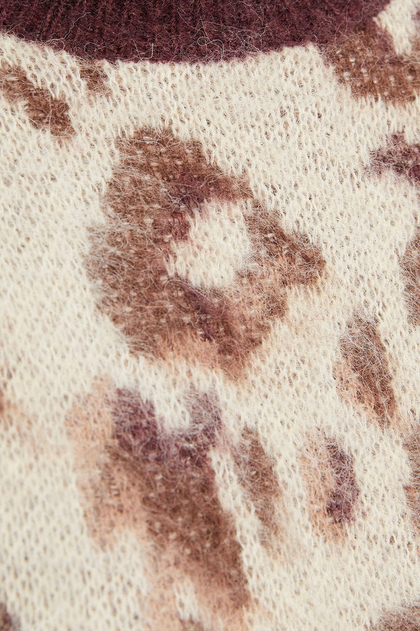 Maglione fantasia animalier