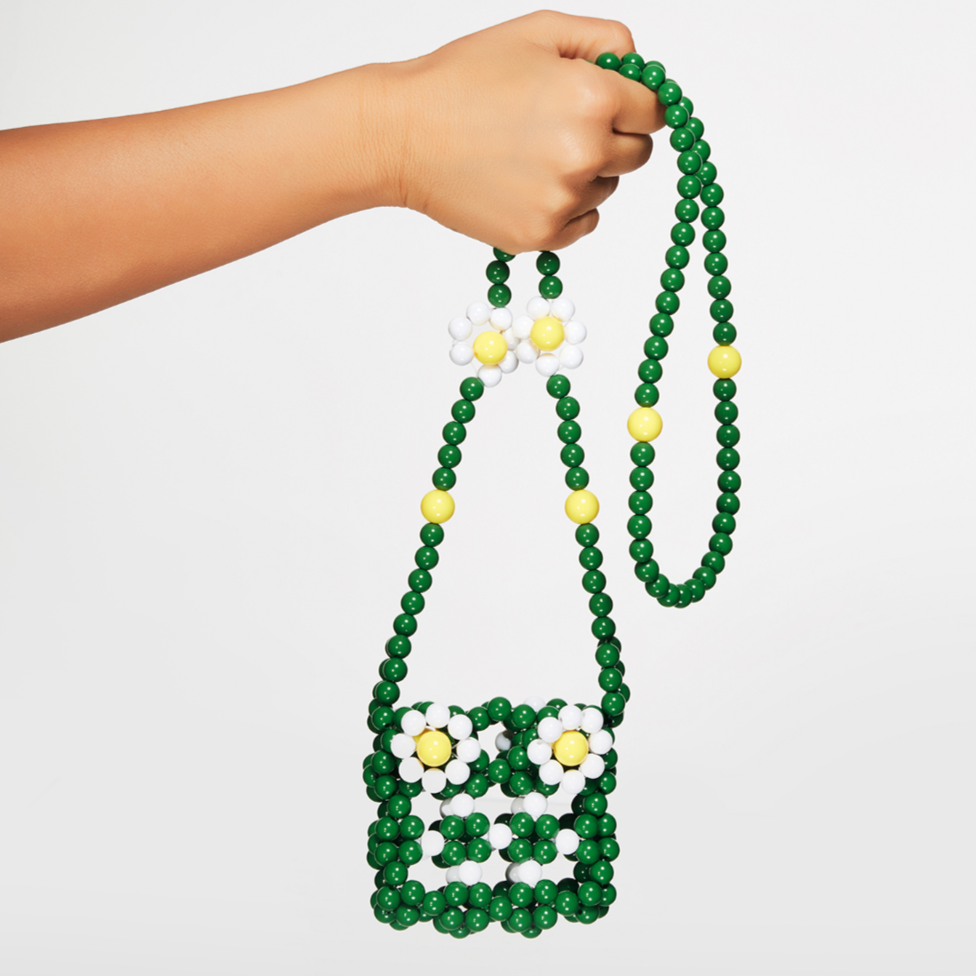 Mini borsetta Priscilla con margherite