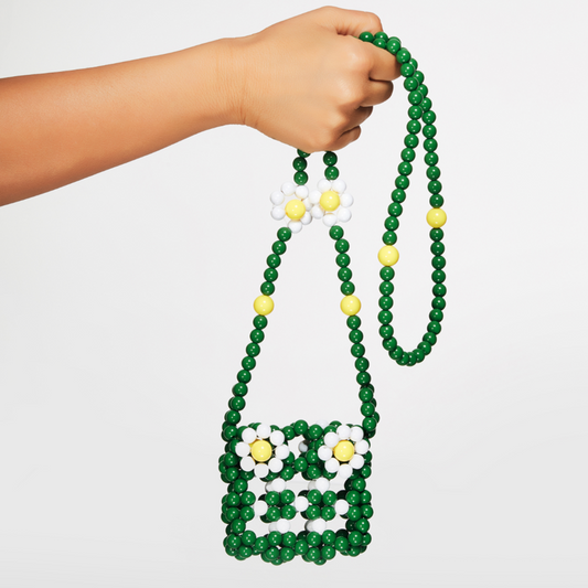 Mini borsetta Priscilla con margherite