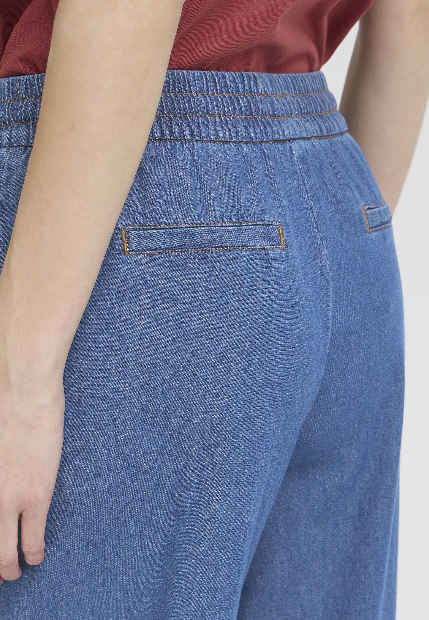 Pantalone Wide Leg medium blue