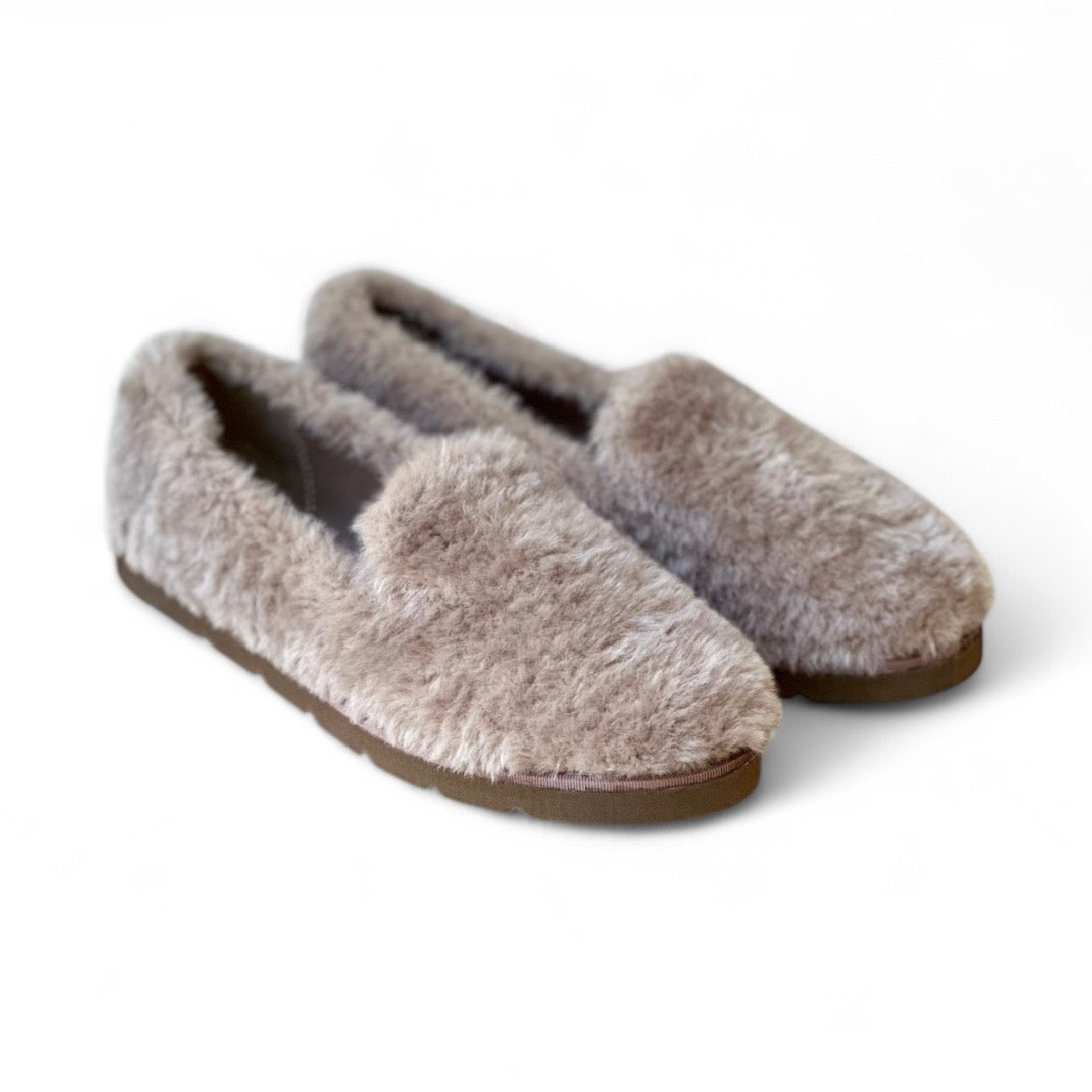 Slippers Teddy taupe