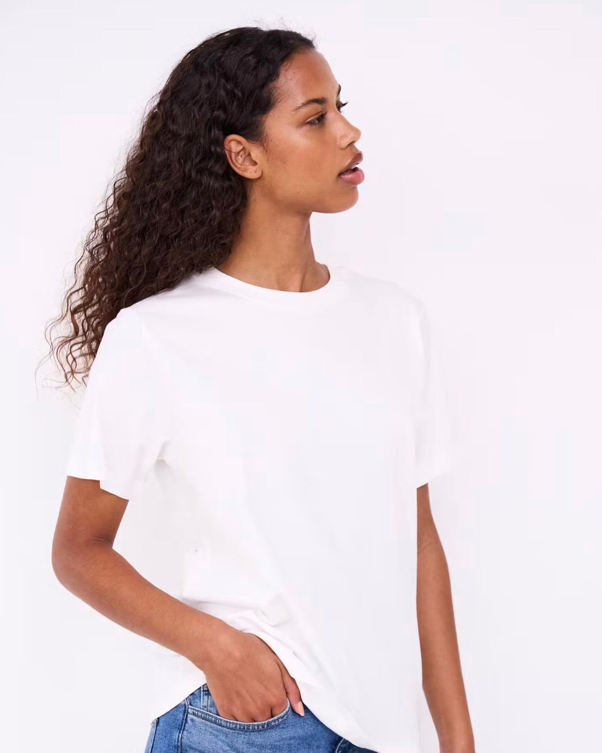T-shirt bianca regular