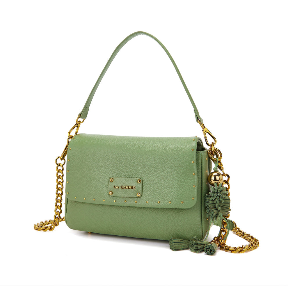 Borsa a spalla Basic verde sage