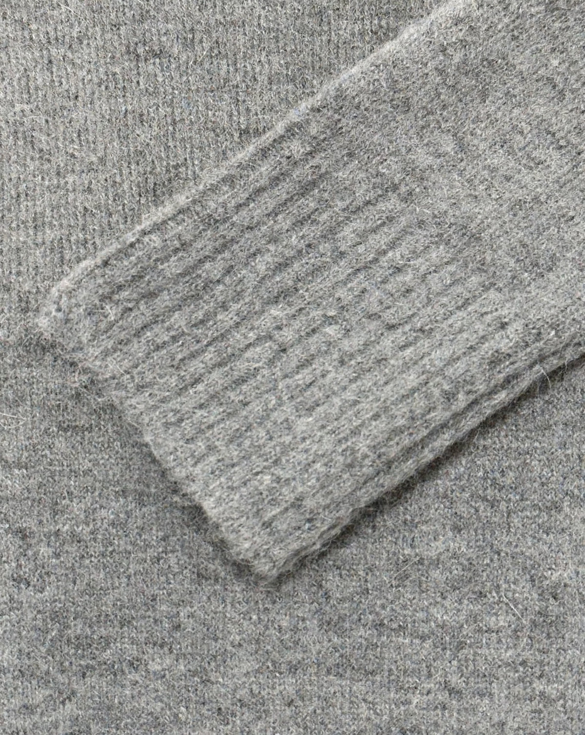 Maglione grigio mélange scollatura tonda