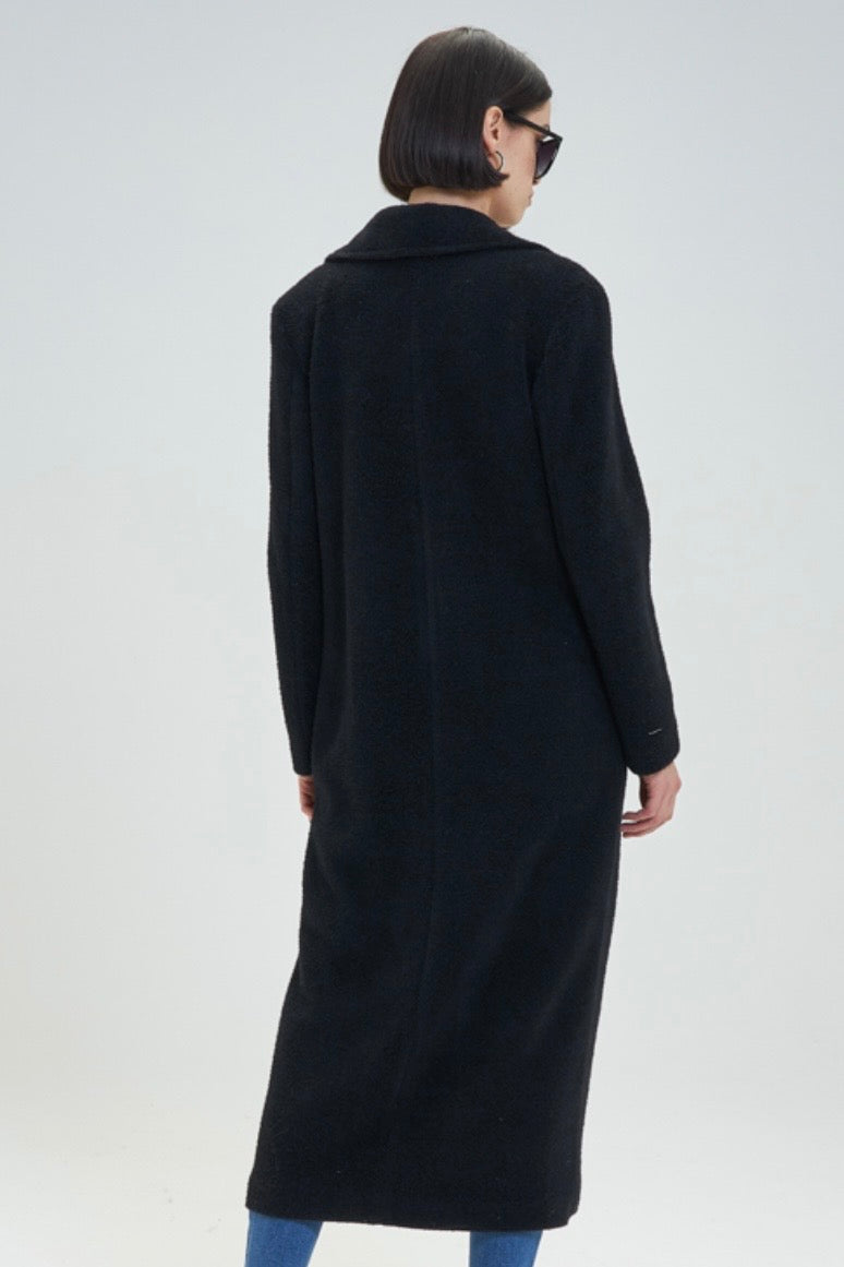 Cappotto nero lungo Konstanza