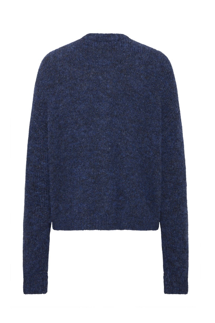 Cardigan blu in lana Ihbelablue