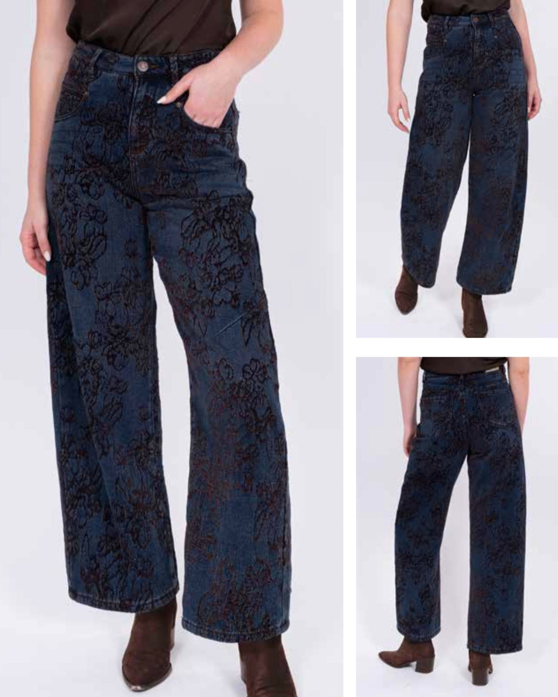 Jeans damascato