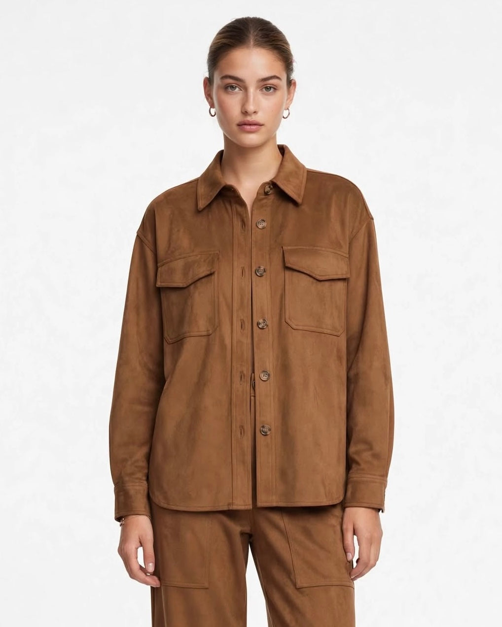 Camicia camel effetto dainetto