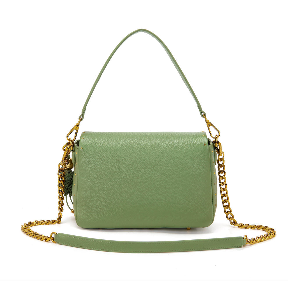 Borsa a spalla Basic verde sage