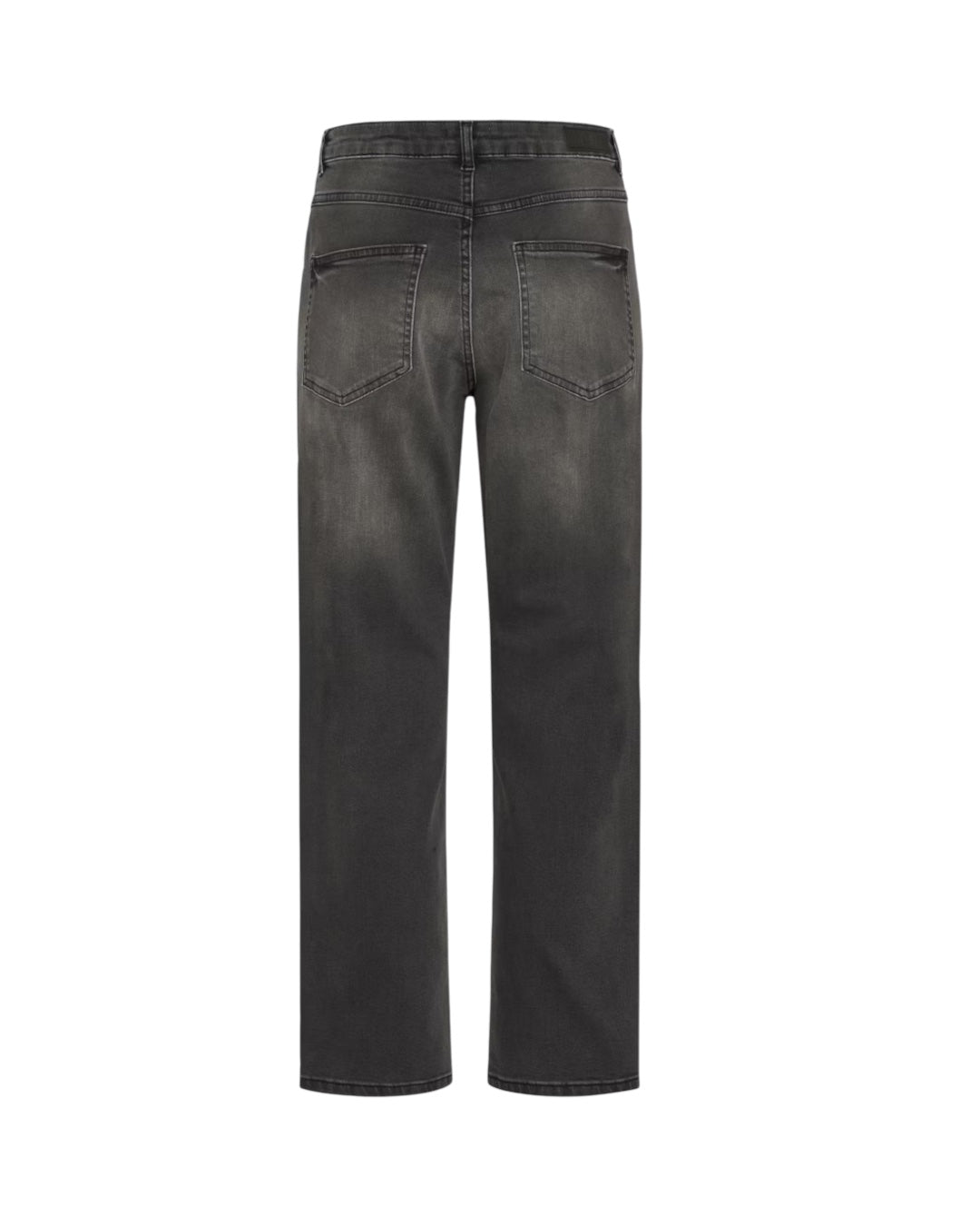 Jeans nero regular lunghezza cropped