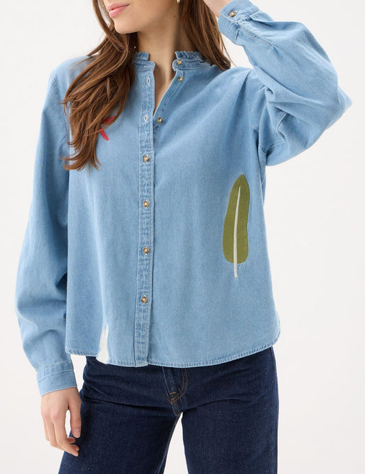 Camicia in denim leggero