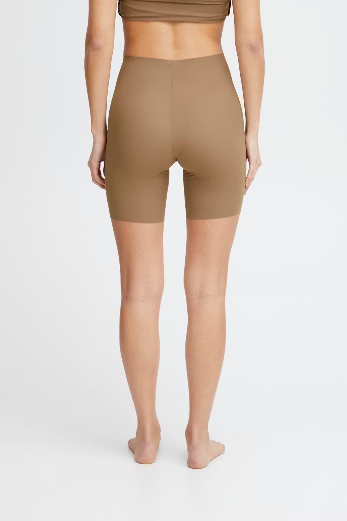 Pantaloncino taglio laser tan nude