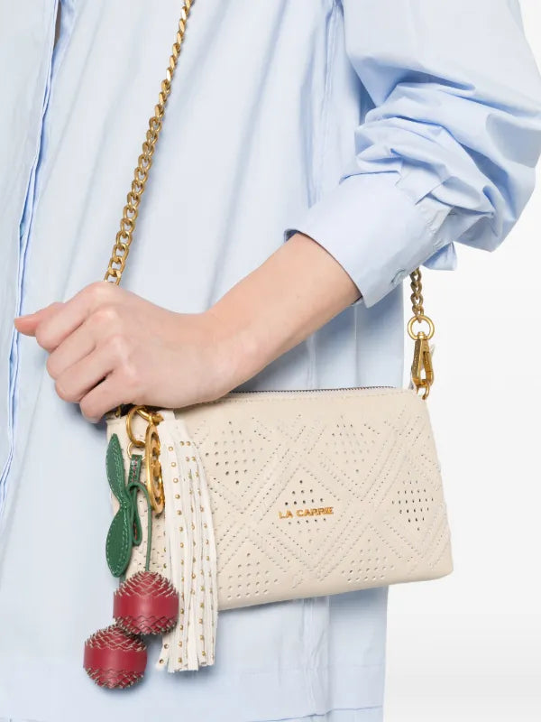 Borsa a portafoglio Labyrinth ivory