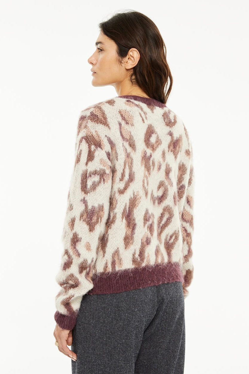 Maglione fantasia animalier