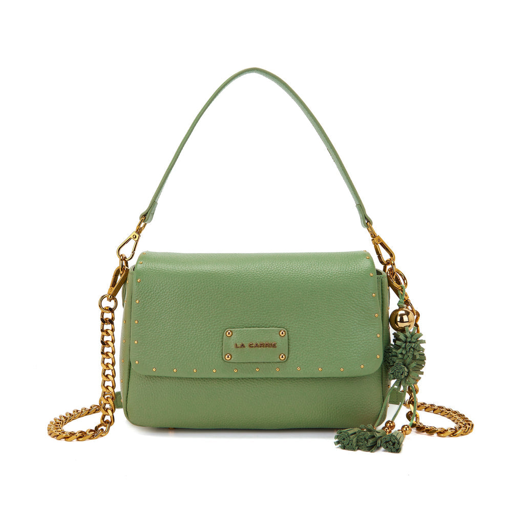 Borsa a spalla Basic verde sage