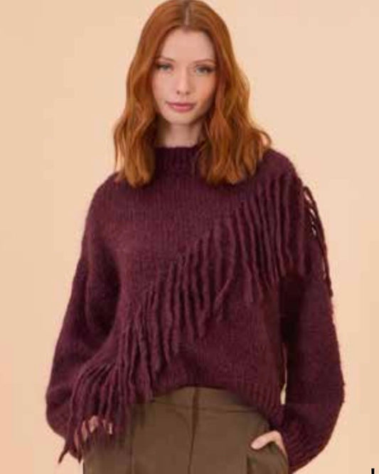 Maglione mosto scollatura tonda