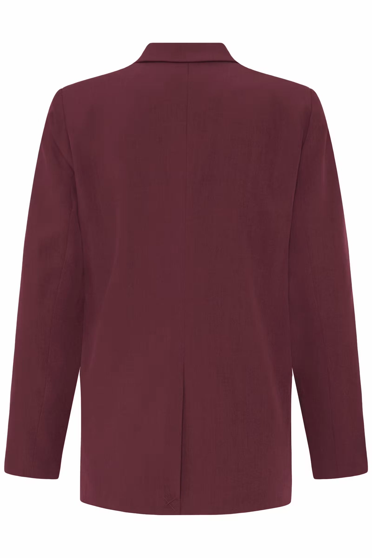 Giacca bordeaux regular con bottoni