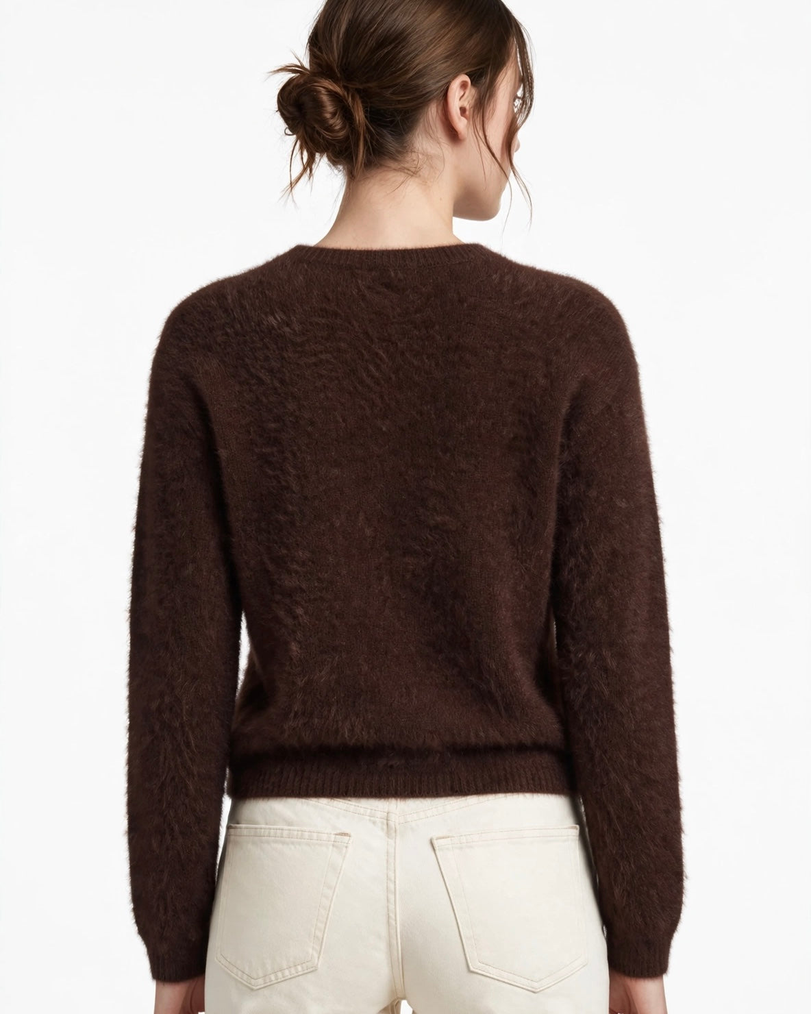 Maglione moro regular scollatura tonda