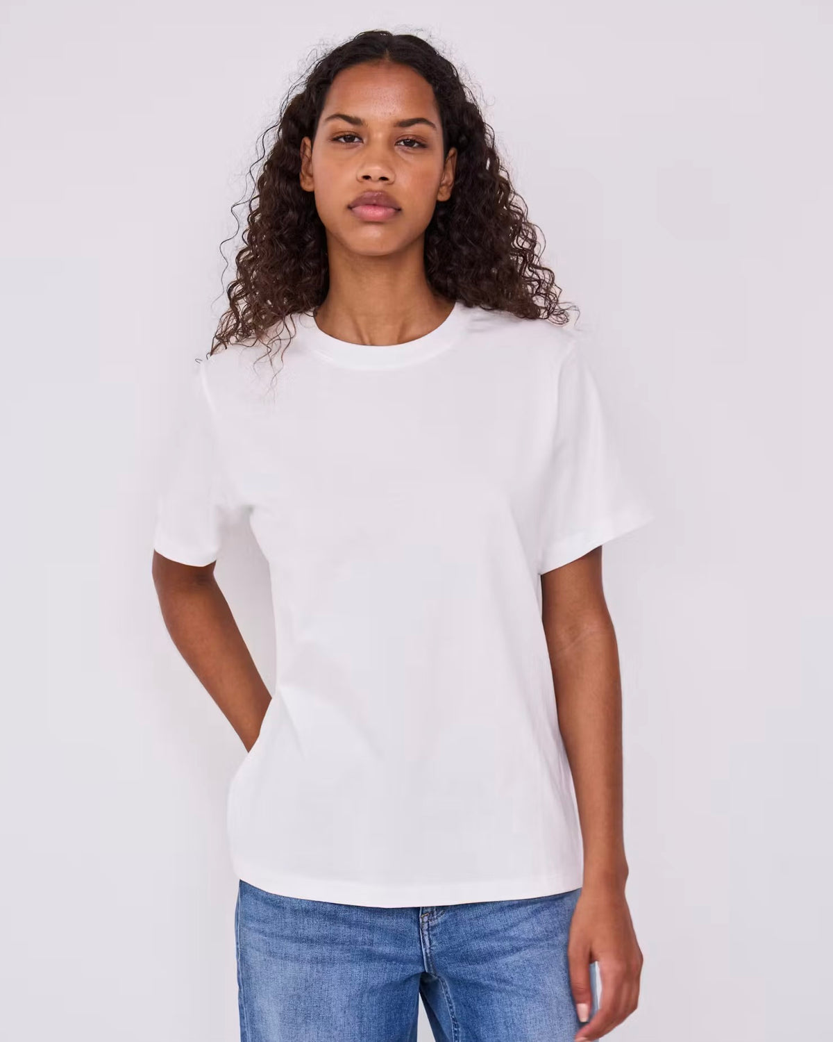 T-shirt bianca regular