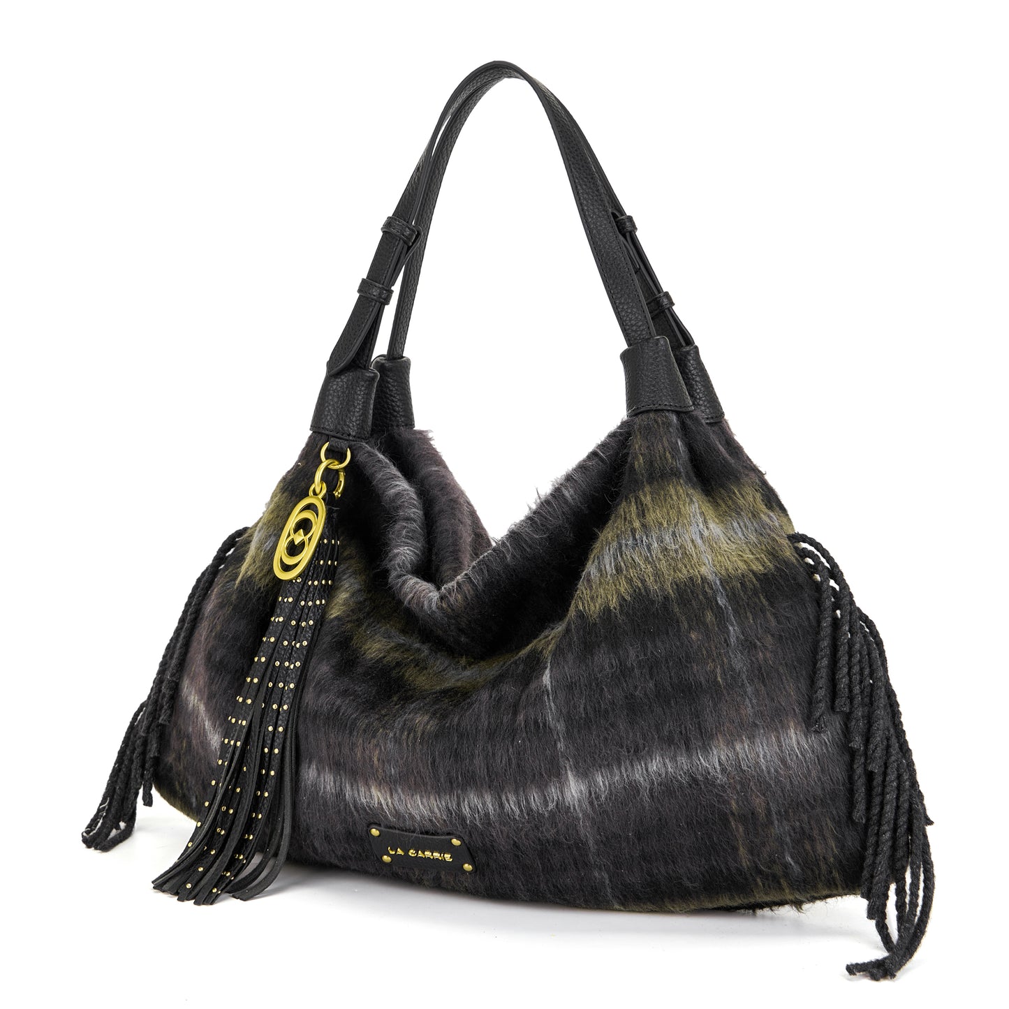 Borsa grande a spalla black