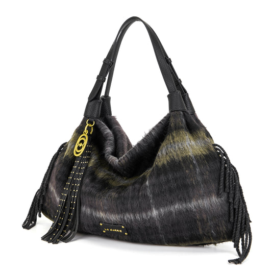 Borsa grande a spalla black