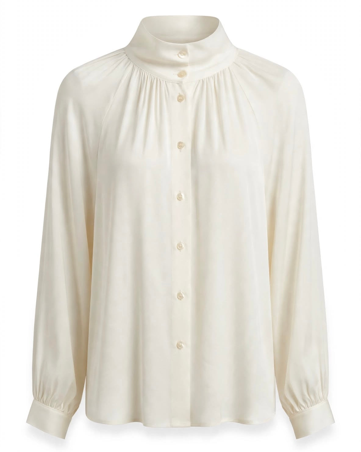 Camicia panna effetto velo