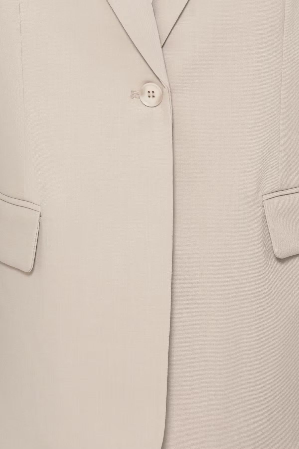 Giacca blazer monopetto beige