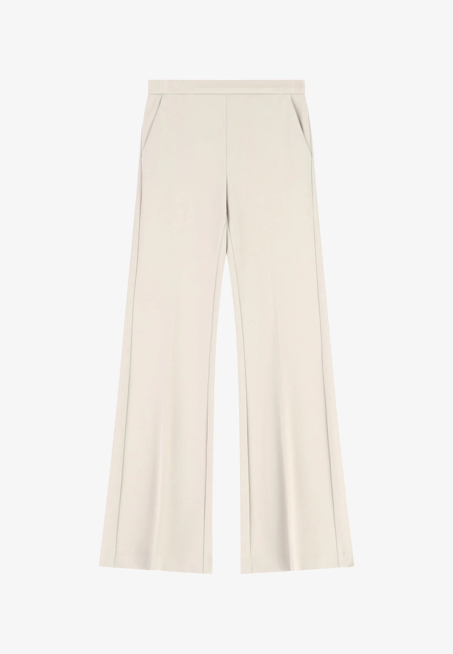 Tailleur zinco giacca e pantalone a zampa