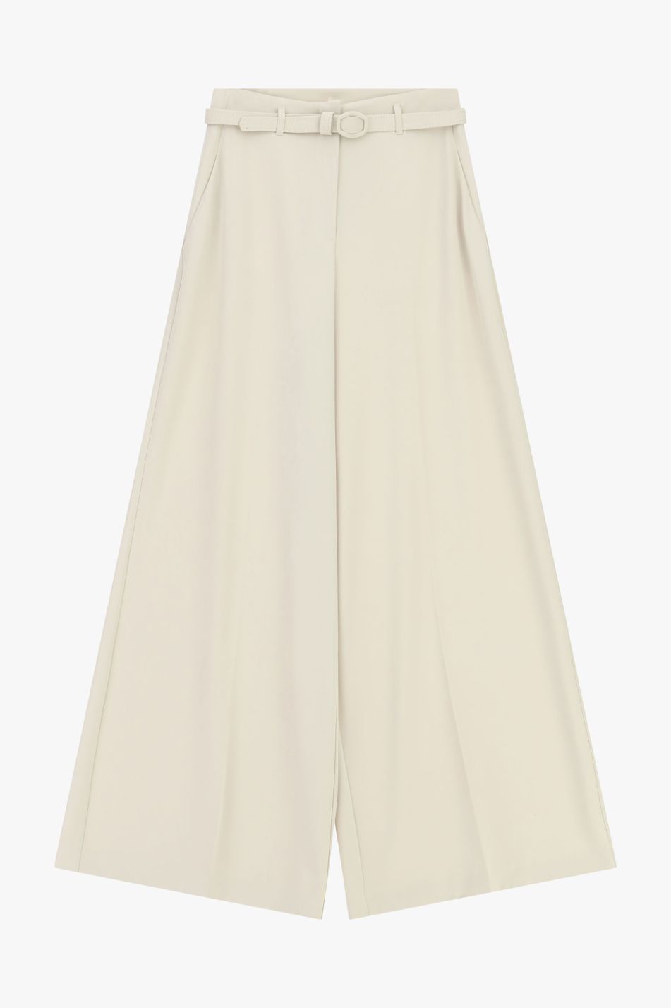 Pantalone marmo palazzo con cintura in vita
