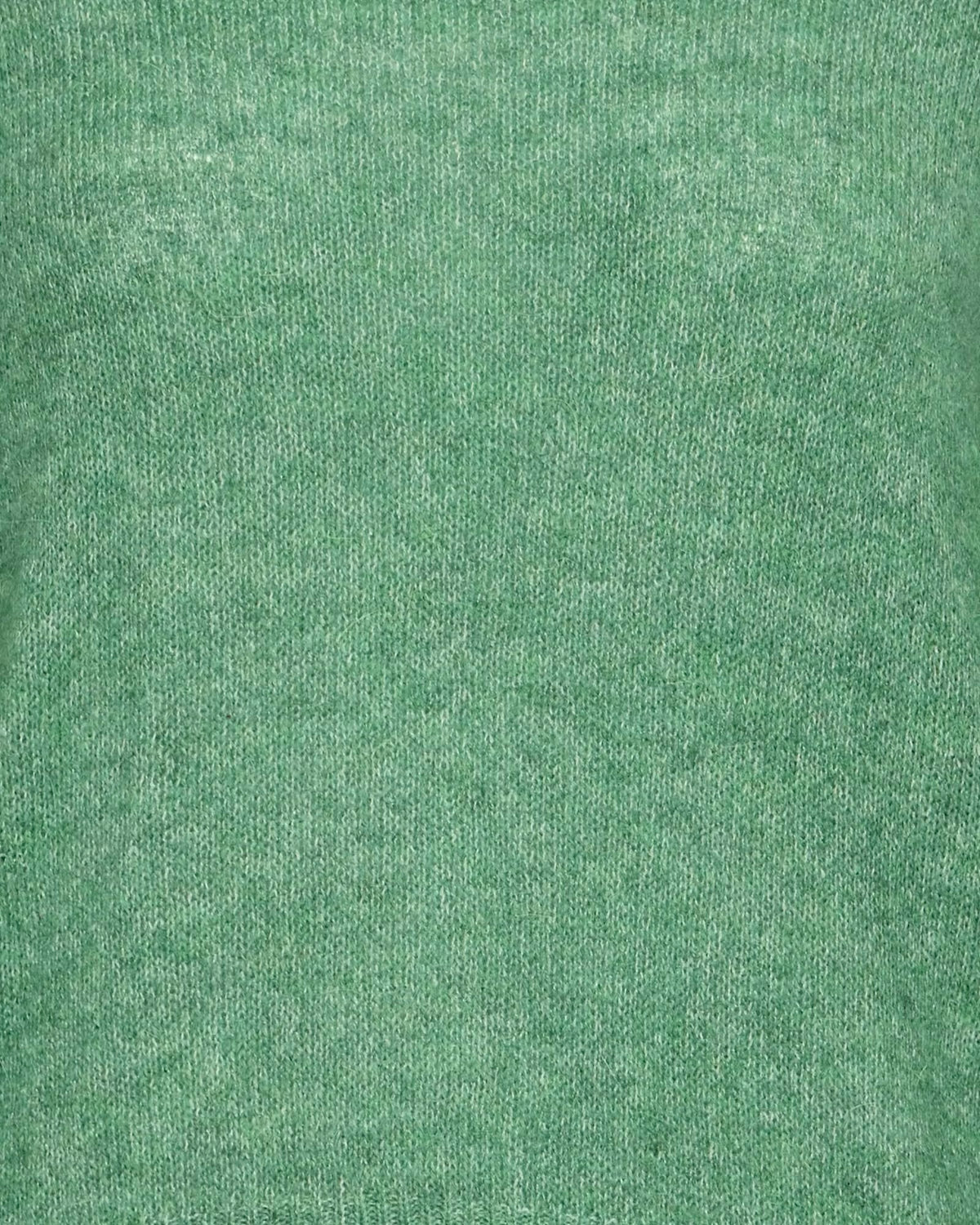 Maglione verde oversize collo alto e bottoni sui polsini