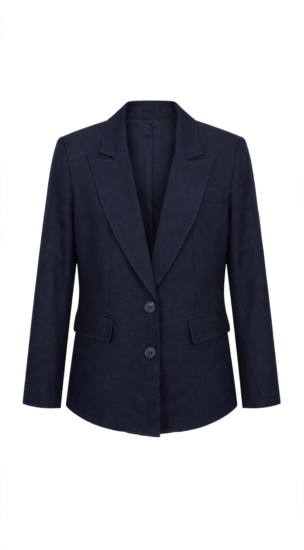 Completo navy blue giacca e gonna corta pieghe