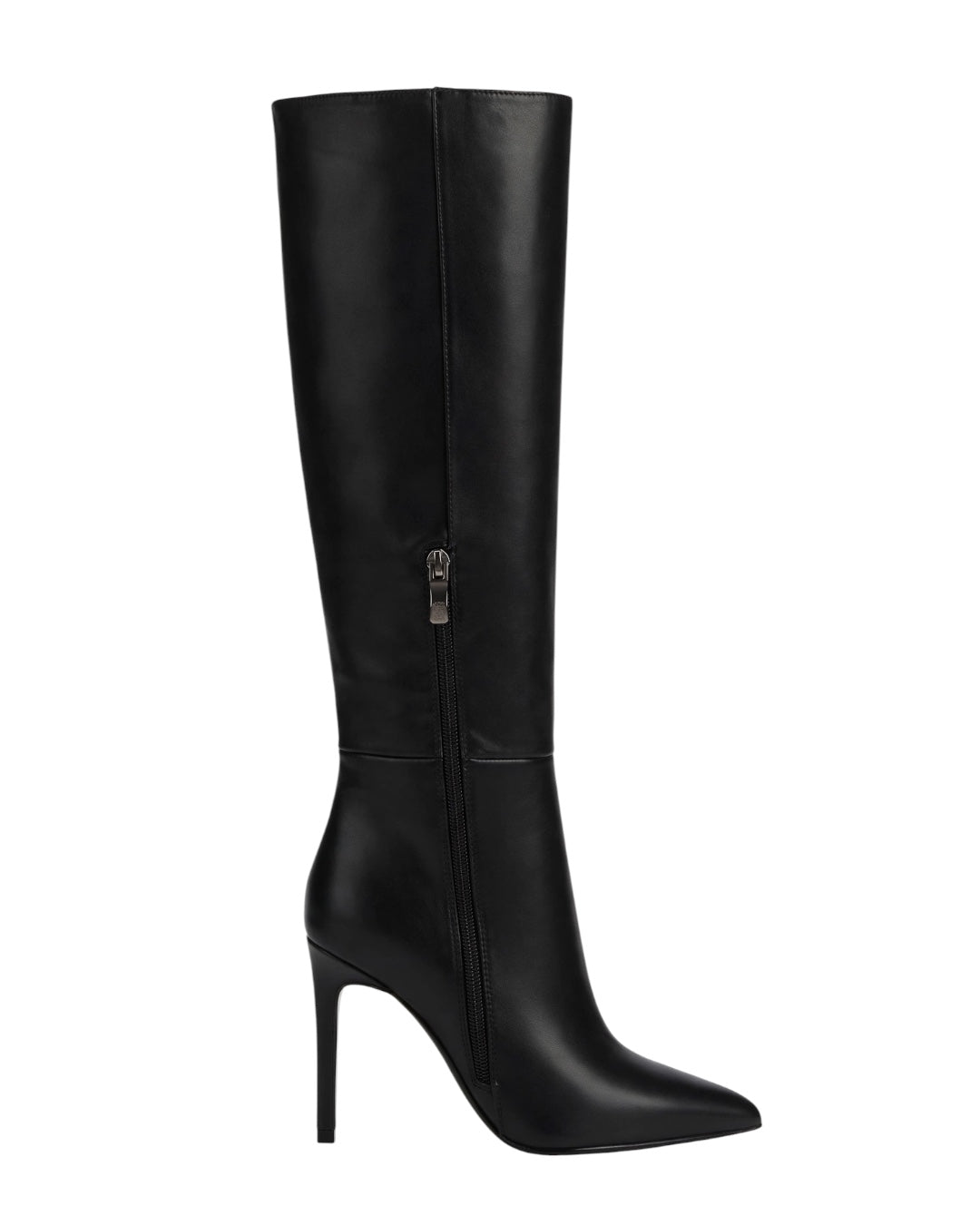Stivale alto ecopelle nero