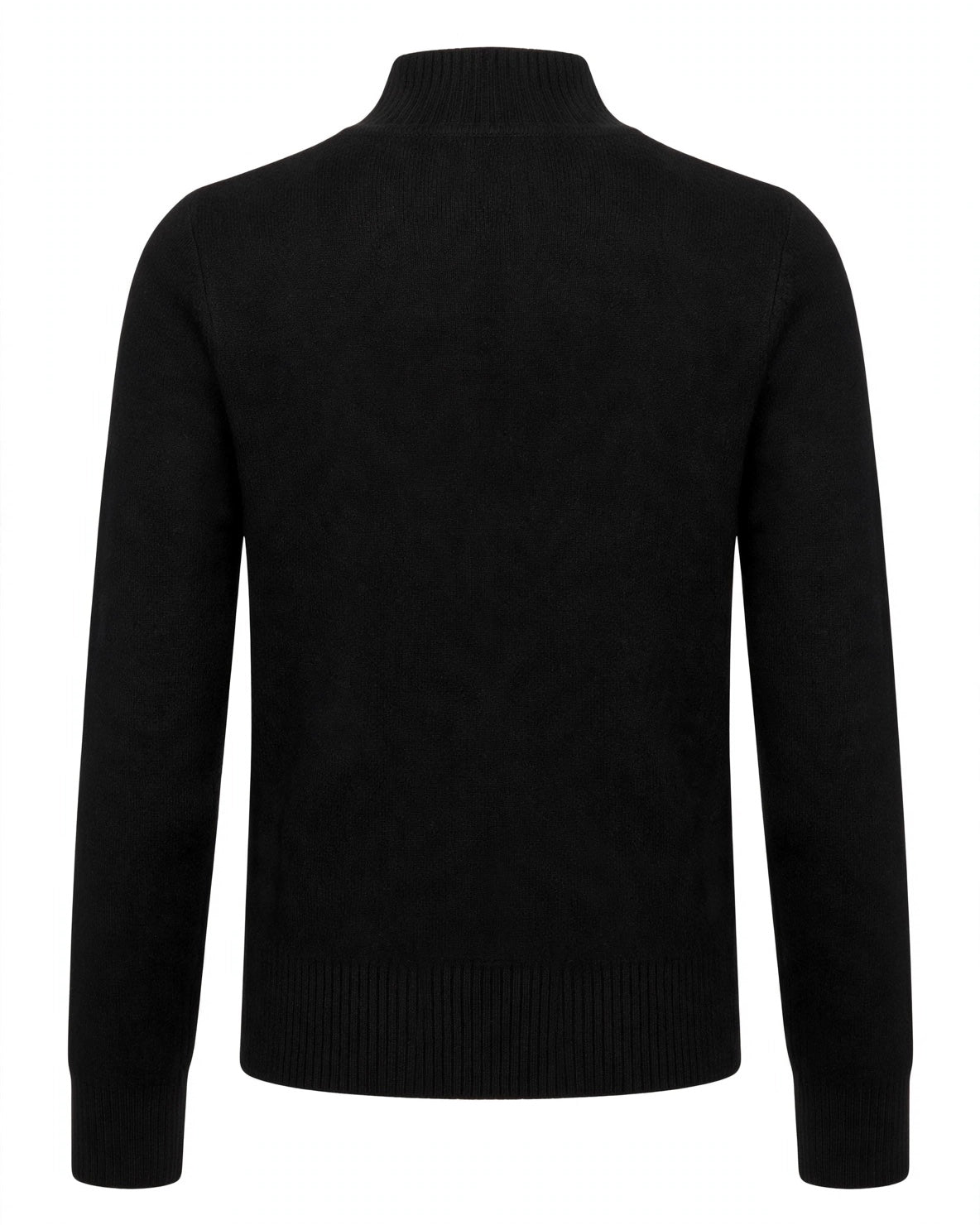 Maglione nero scollatura V