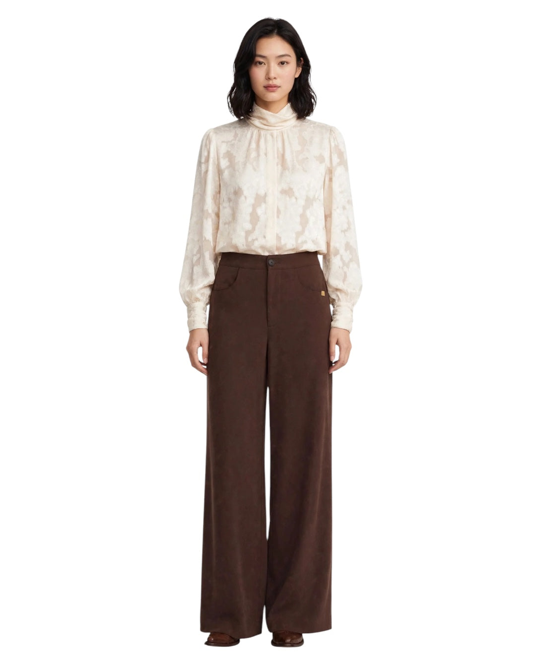 Choco palazzo trousers in viscose