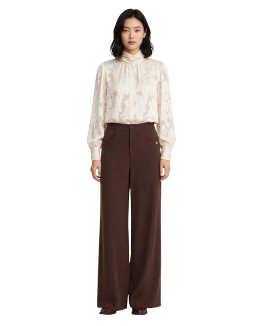 Choco palazzo trousers in viscose