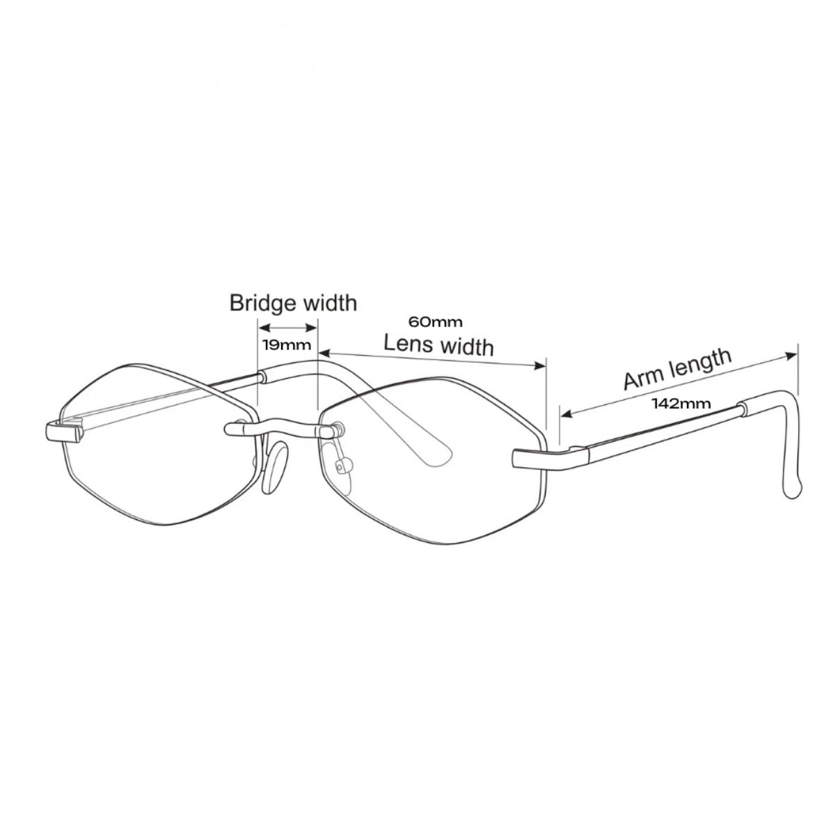 Occhiali Os Sunglasses Caracas Nero