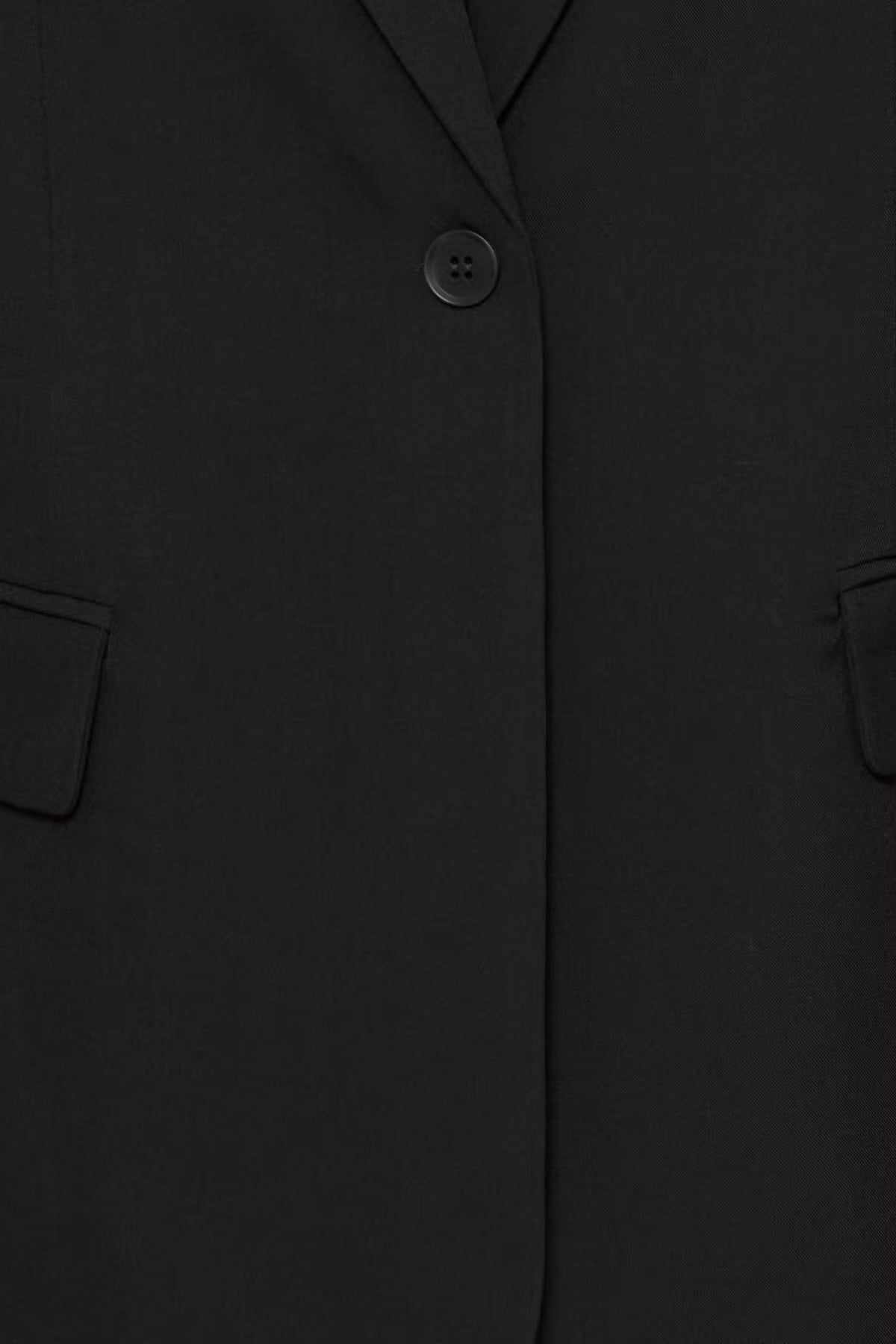 Giacca blazer monopetto nera
