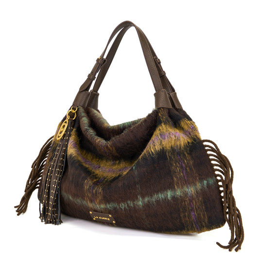 Borsa grande a spalla brown