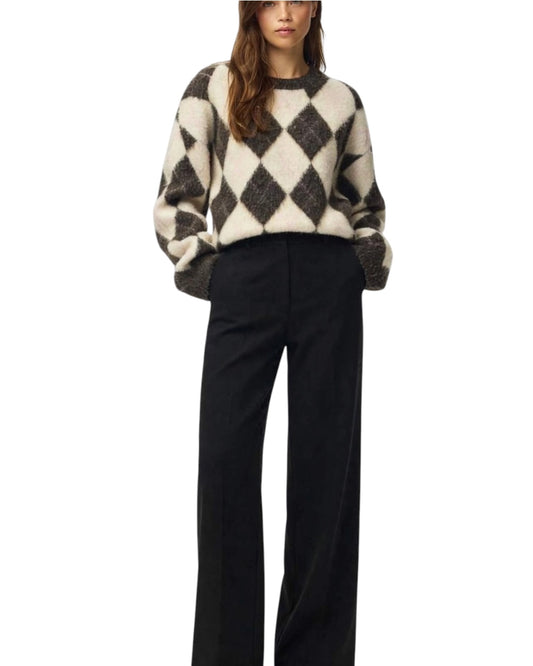 Black palazzo trousers