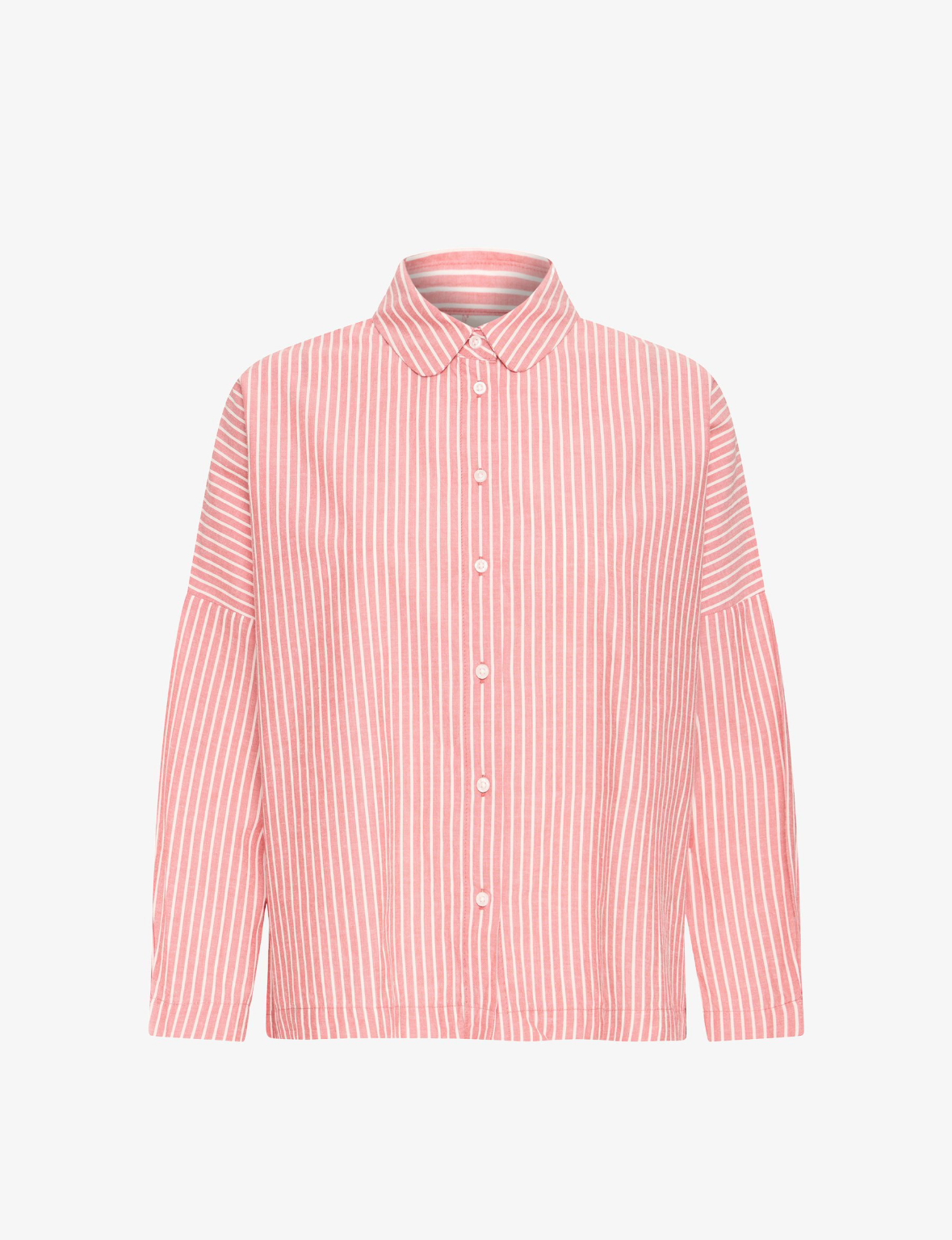 Camicia a righe rosa