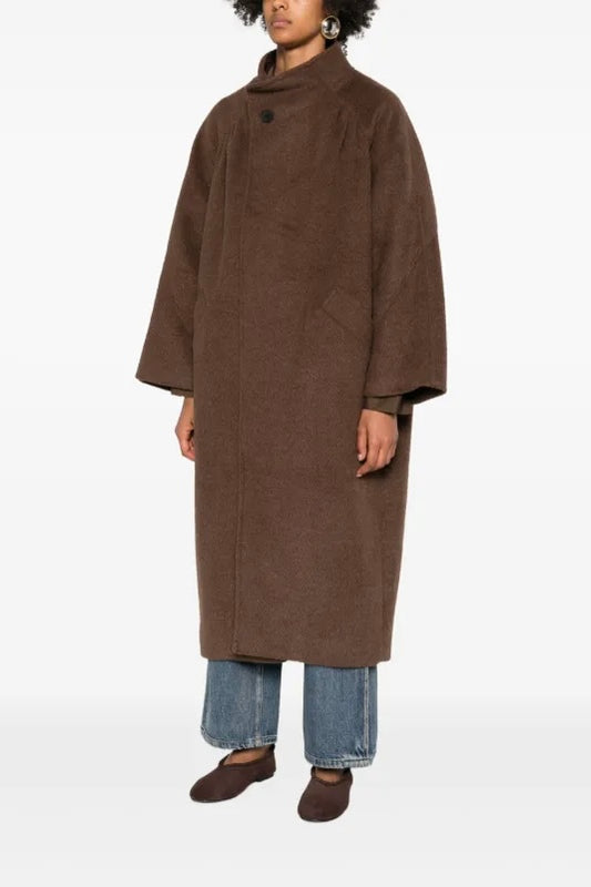 Cappotto marrone oversize