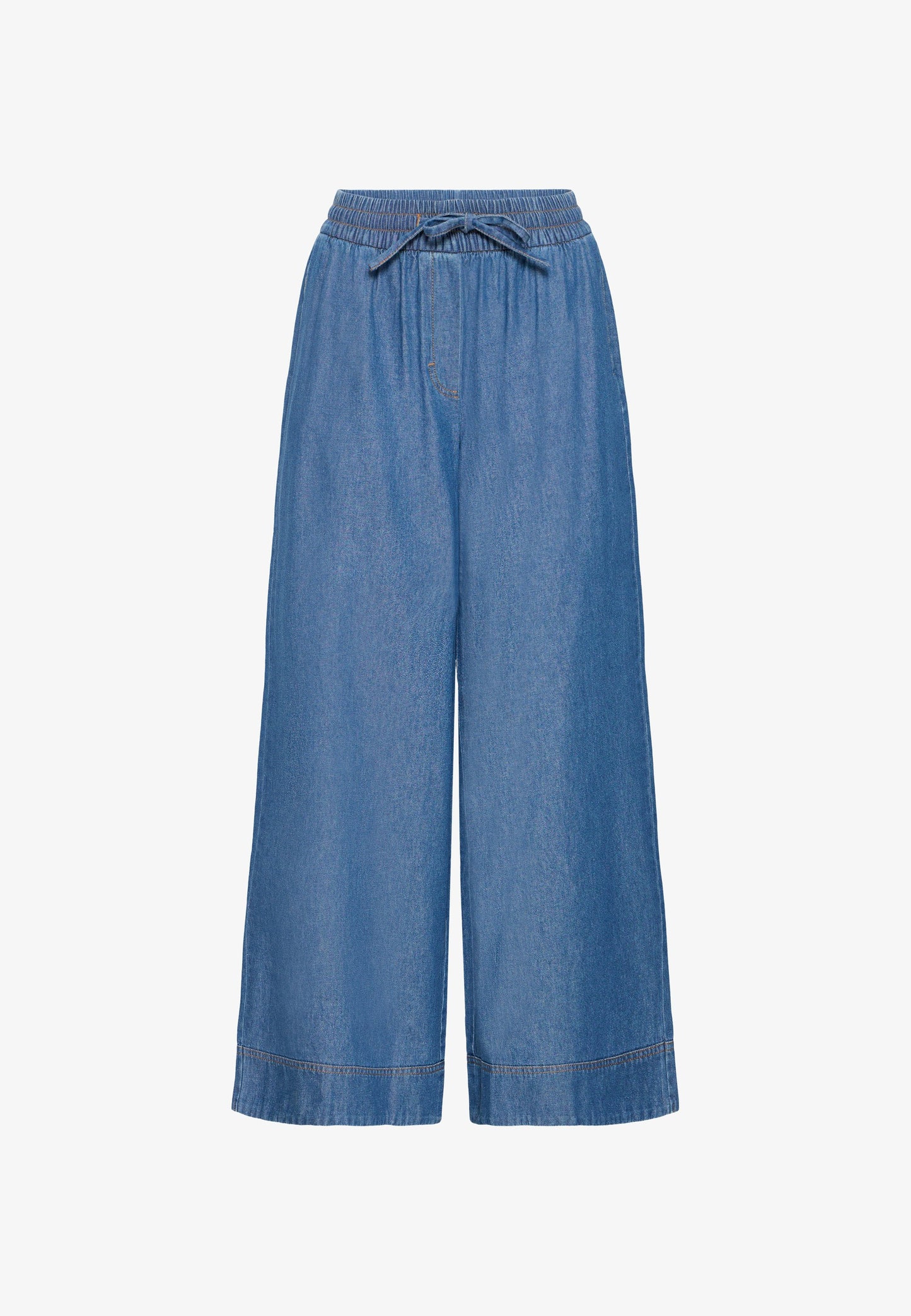 Pantalone Wide Leg medium blue