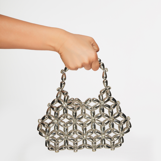 Borsetta a mano Silver