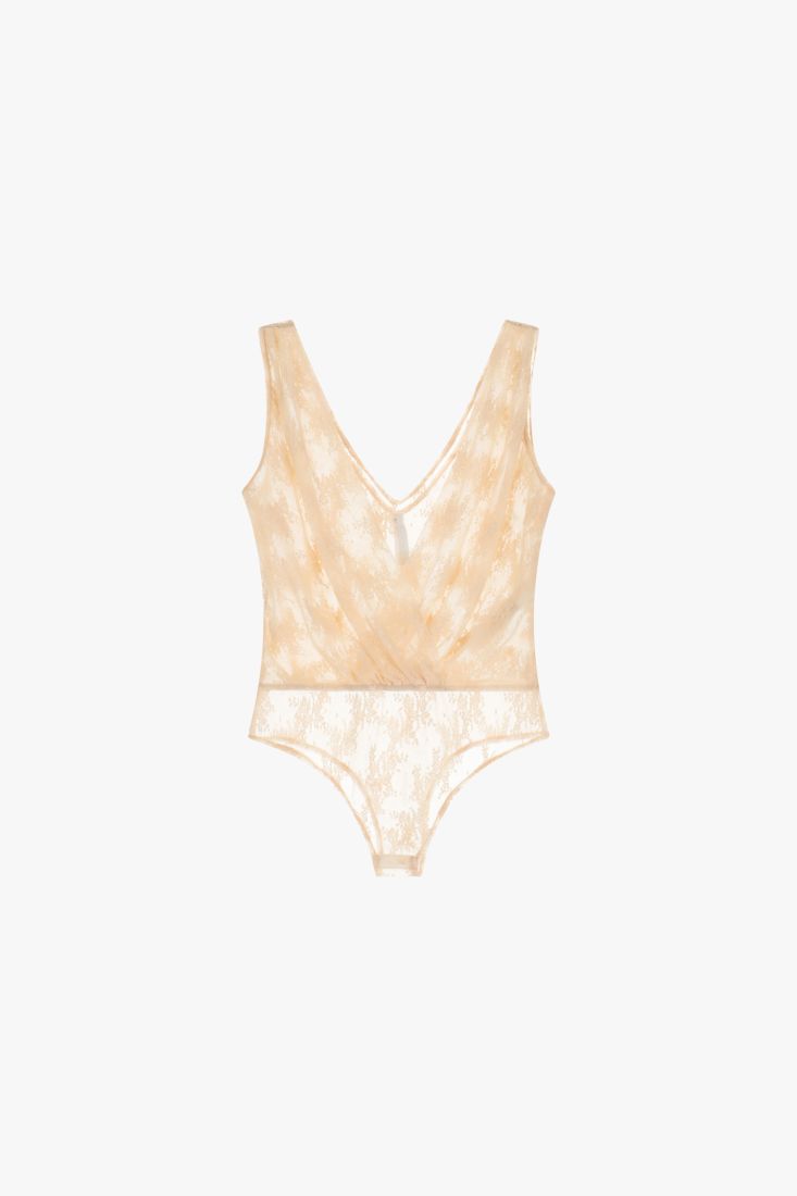 Body nude in pizzo