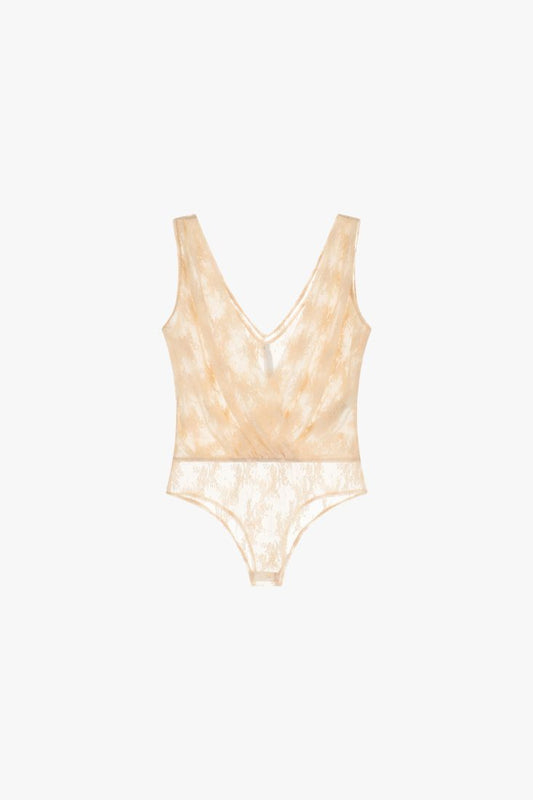 Body nude in pizzo