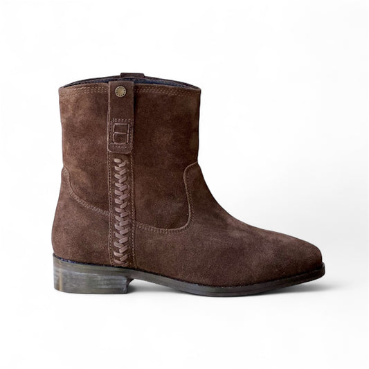 Stivaletto moro basso in pelle