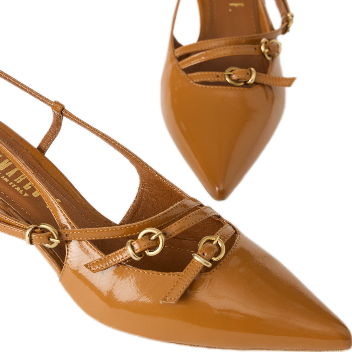 Slingback con fibbie