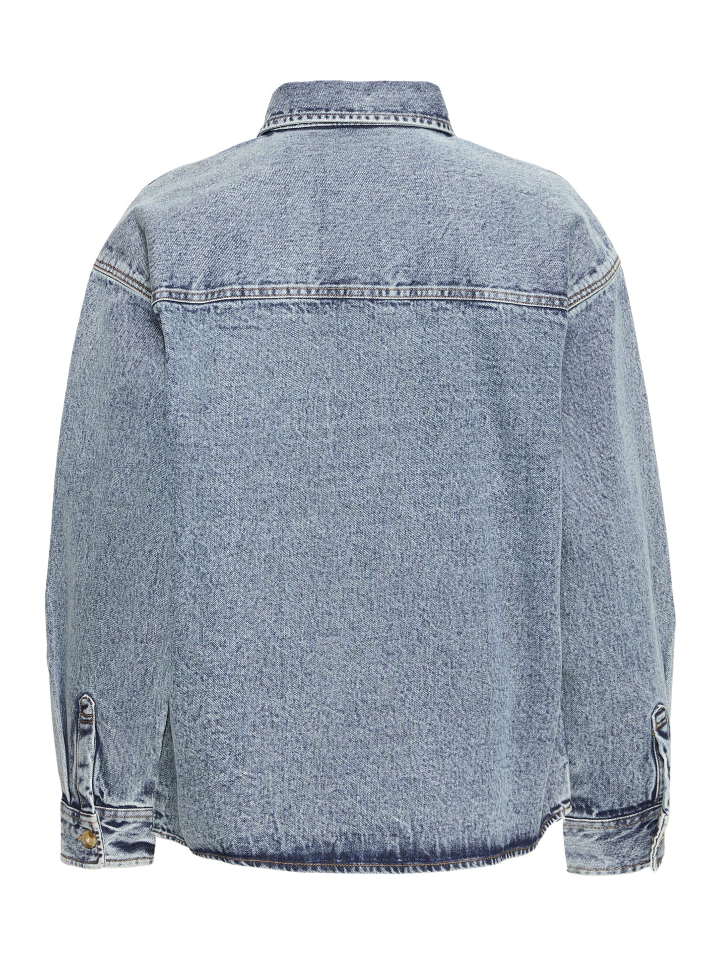 Camicia jeans in denim scuro