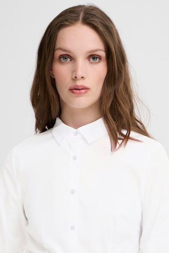 Camicia bianca in cotone Ihdima