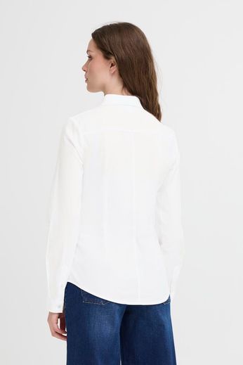 Camicia bianca in cotone Ihdima